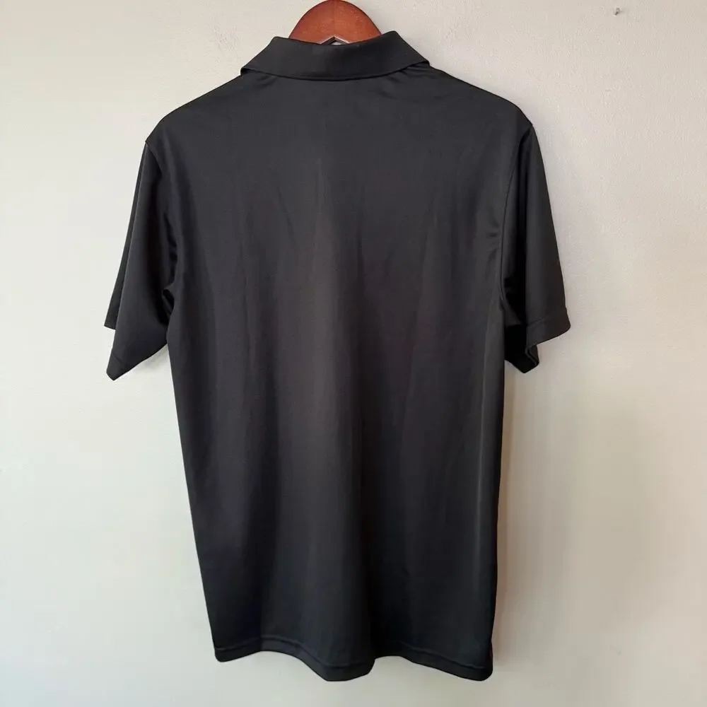 Adidas Golf Climalite Dos Hippies Short Sleeve Polo Shirt Black Sz Sml Casual‎